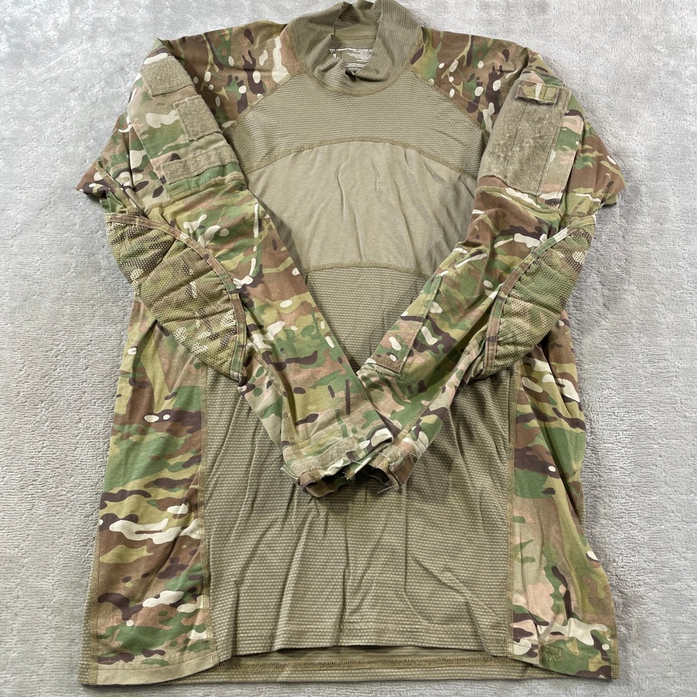 US Army Military Combat Shirt Mens XL Flame Resistant FR OCP Multicam USA